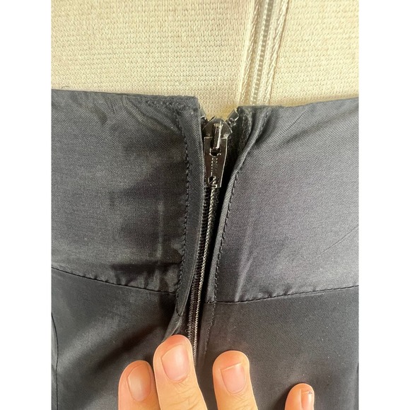 RARE Vintage 1970s Valerie Parr 100% Silk Black Floral Gown‎ - Picture 12 of 12